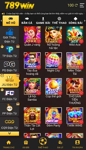 Tìm Kiếm Game Quân J Vàng Trong Sảnh JILI 897789