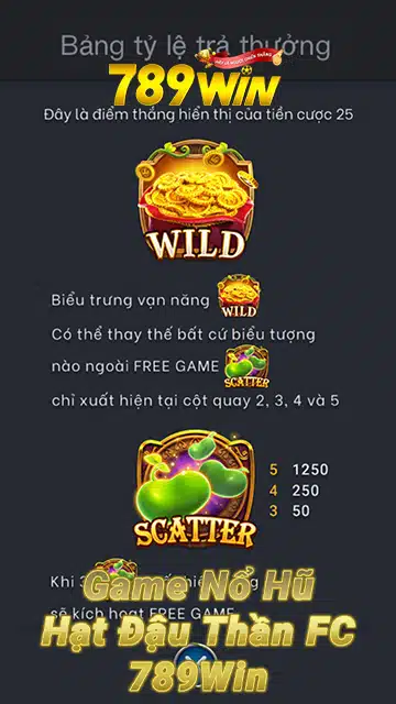 Biểu Tượng Scatter Đặc Biệt Trong Game Hạt Đậu Thần FC 897789